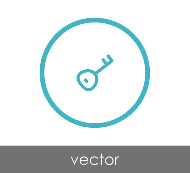 design of key icon - Vektör, Görsel