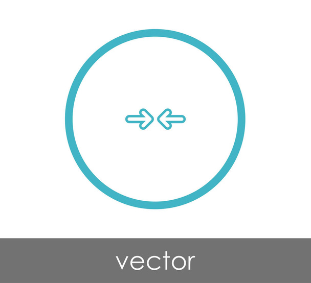 fit arrow icon - Vector, afbeelding