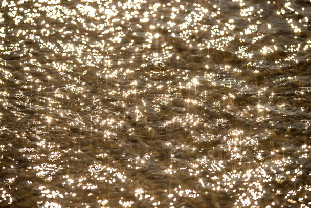 Güneş yansımaları ile su - Fotoğraf, Görsel