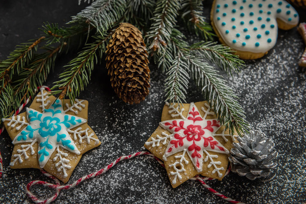 Gingerbread homemade, Christmas - Foto, Imagem