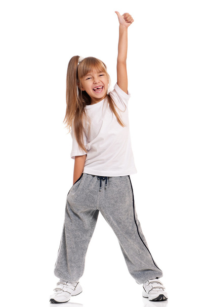 Little girl dancing - Foto, afbeelding
