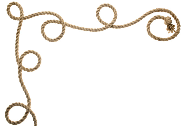 cuerda ondulada con nudo
  - Foto, Imagen