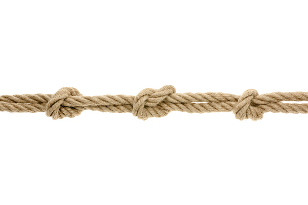 rope with knots  - Photo, Image