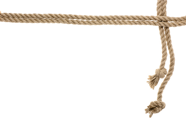 corde nautique avec nœuds
  - Photo, image