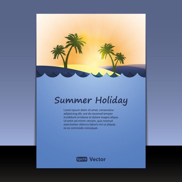 Flyer or Cover Design - Vector, Image