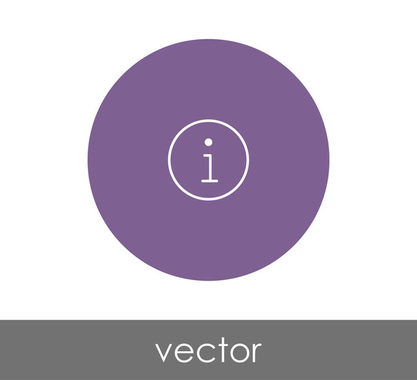 information sign icon  - Vector, Imagen