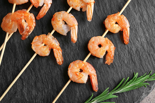 delicious grilled shrimps - Foto, afbeelding