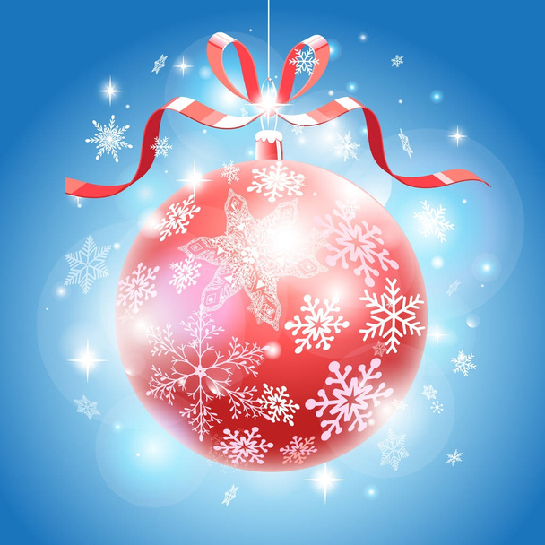 Beautiful vector illustration Christmas - Wektor, obraz