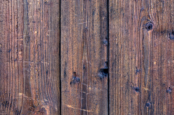 Old and worn floors. Texture painted and oil soaked wooden planks - Foto, Imagem