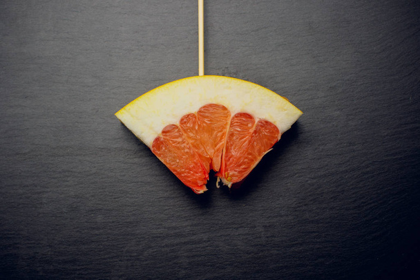 citrus isolated pomelo fruit - Zdjęcie, obraz
