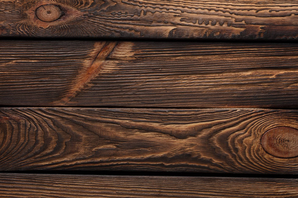 Tekstura rad starego ciemnobrązowego drewna - Zdjęcie, obraz