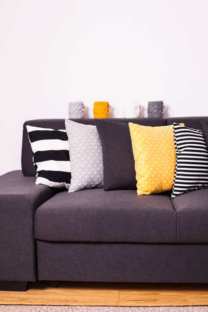 Sofa with pillows - Foto, immagini