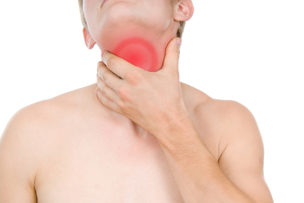 guy, a sore throat - Photo, Image
