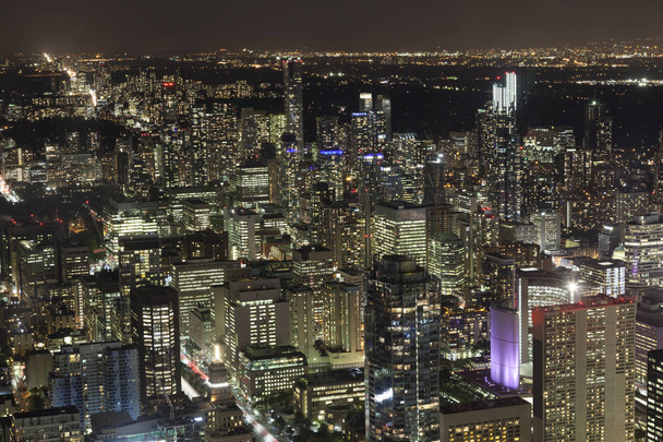Cidade de Toronto à noite
 - Foto, Imagem