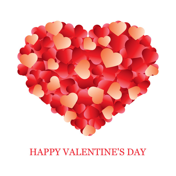 Valentine's Day card, banner - ベクター画像