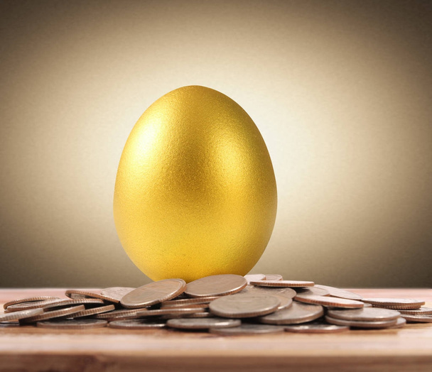 Koncept investičních zásob zlatých vajec - Fotografie, Obrázek