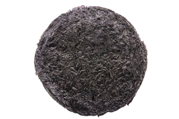 black dried seaweed isolated on white background - Photo, Image