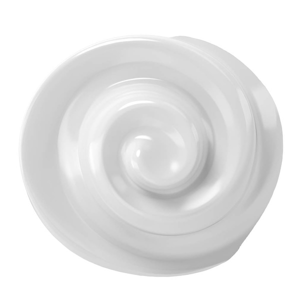 Crema cosmética blanca
 - Foto, imagen