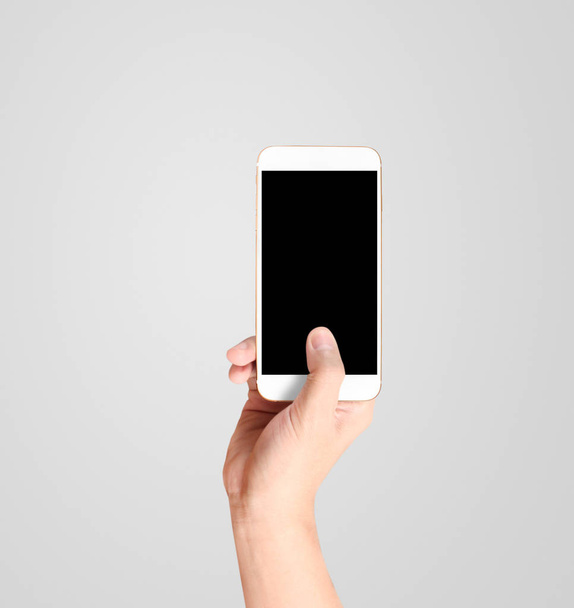 Smartphone à écran tactile en main - Photo, image