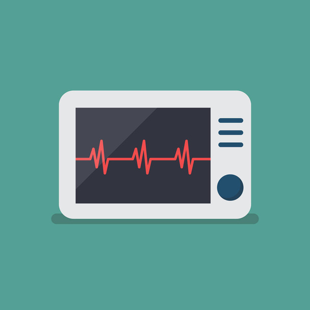Heart rate monitor - Vector, imagen