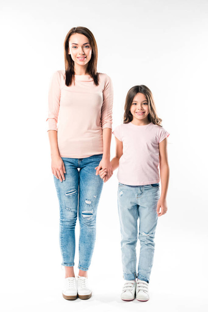 mother and daughter holding hands - Photo, Image