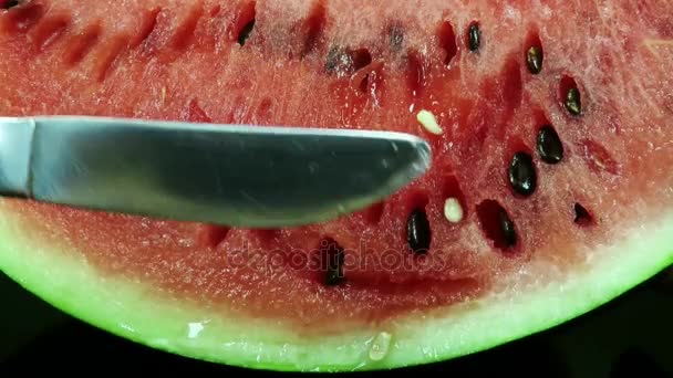 Watermelon seeds removal - Footage, Video