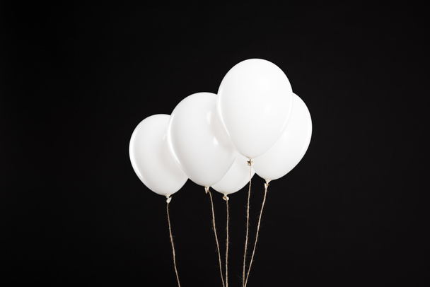 Bundle of white balloons - Photo, Image