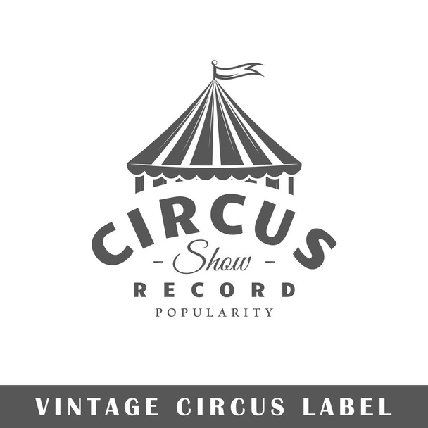 Circus label template - Vector, Image