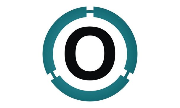 Icono moderno Solución Letra O
 - Vector, imagen