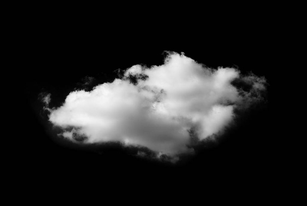 Clouds on black background - Photo, image