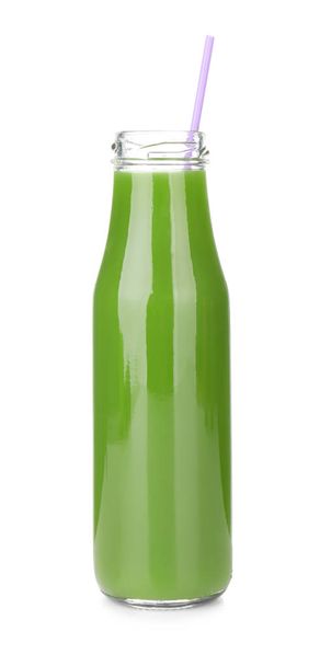 Green juice in bottle  - Fotoğraf, Görsel