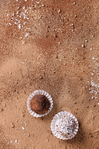 Handmade chocolate truffles - Photo, Image