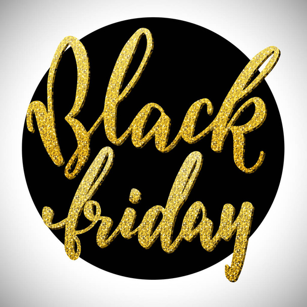 Hand drawn lettering for Black Friday. - Vector, Image