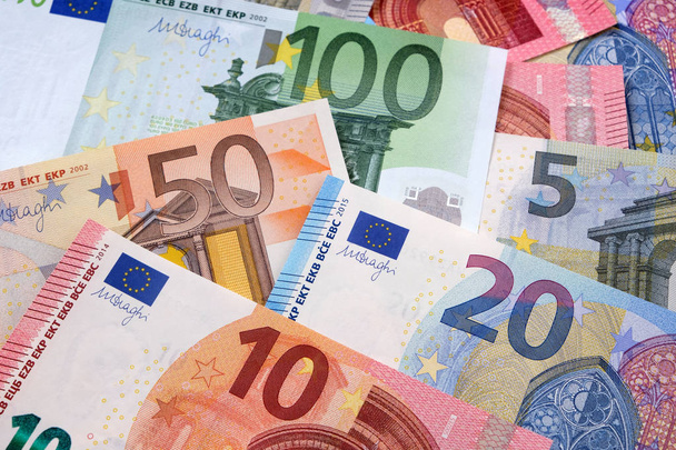 Verschillende andere euro-achtergrond - Foto, afbeelding