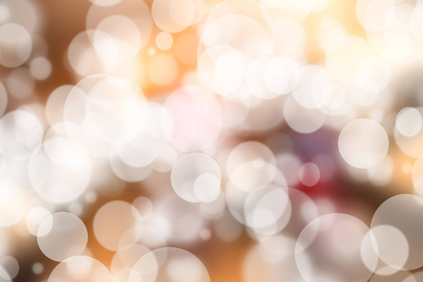 Abstract bokeh festive background with defocused lights - Фото, изображение