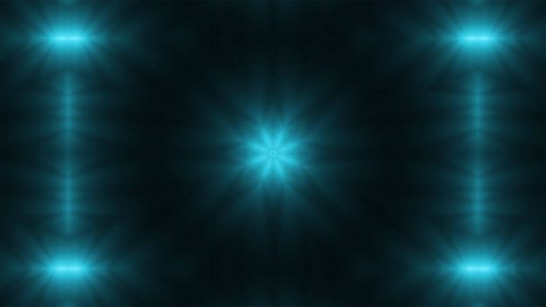 Flara obiektywu cyfrowe Kalejdoskop z jasnym światłem w tle czarne tekstury i materiały - Zdjęcie, obraz