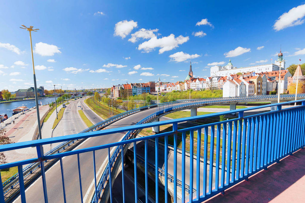 Szczecin in Poland / Panorama of the castle and historical part  - Photo, Image