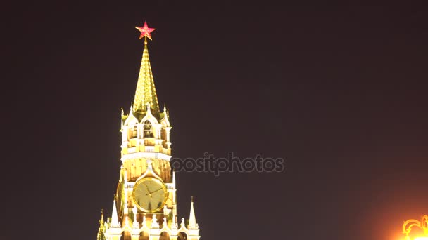 Kremlin Spassky Tower - Footage, Video