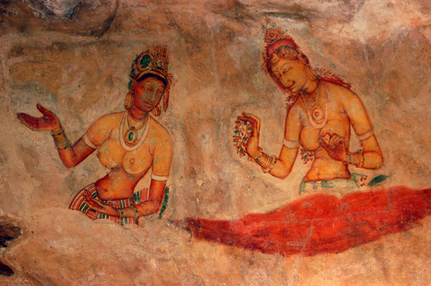 Διάσημη αρχαία έργα ζωγραφικής τοίχων (τοιχογραφίες) - Φωτογραφία, εικόνα