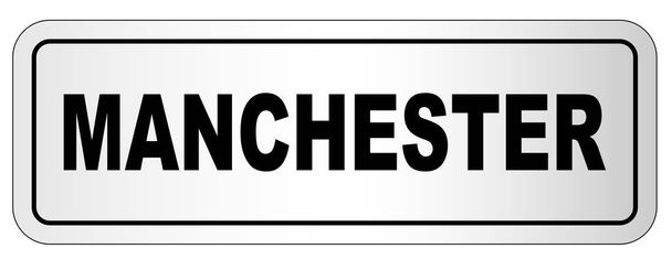 Manchester kaupungin nimikyltti
 - Vektori, kuva