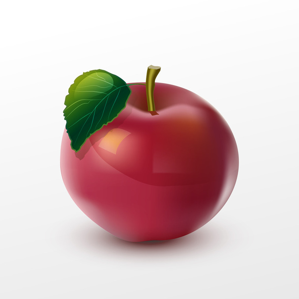 Vektorillustration des Apfels. - Vektor, Bild