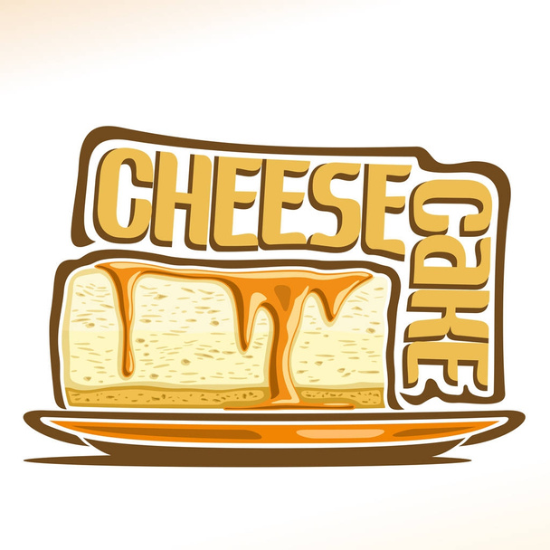 Logotipo del vector para Cheesecake
 - Vector, Imagen