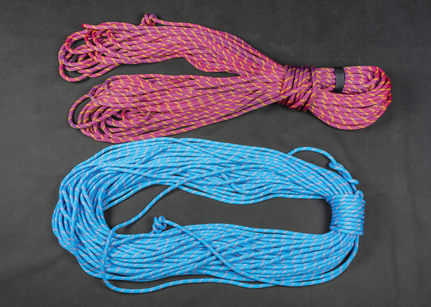 Types of coils climbing rope. - Photo, Image