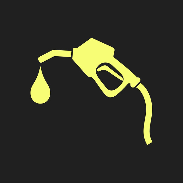 Gasoline pump nozzle. - Vector, Image