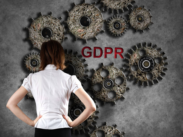 Concept of GRPR - general data protection regulation - Photo, Image