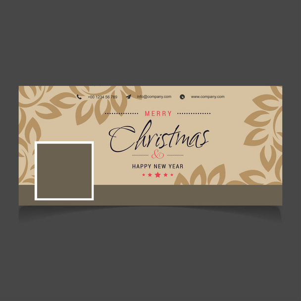Casarse con la tarjeta de visita de Navidad, vector, ilustración
 - Vector, Imagen