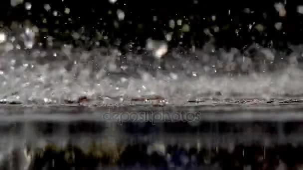 Gotas de lluvia de fuente
 - Metraje, vídeo