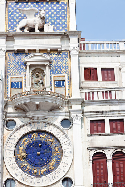 San Marco, Bell and Sun Dial Tower, Veneza, Itália
 - Foto, Imagem