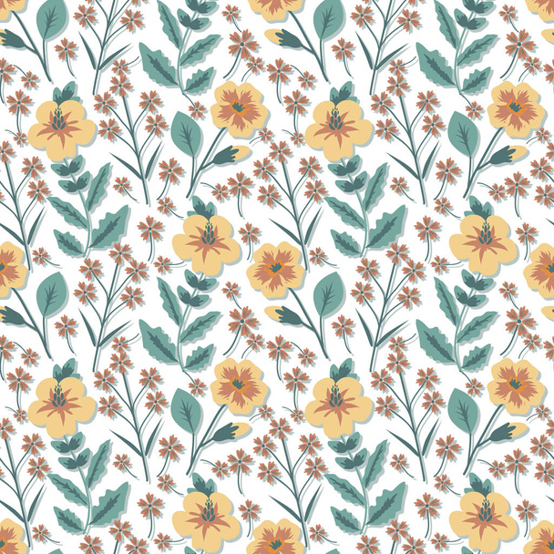 Seamless floral pattern - Vector, Image