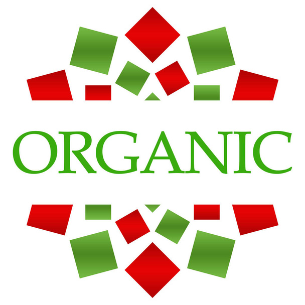 Circolare verde rosso organico
  - Foto, immagini